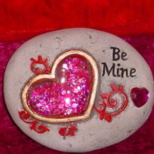“Be Mine” Valentine’s Day stone/ paper weight